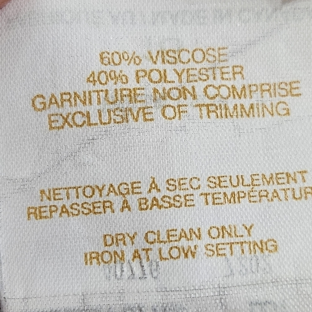 T.D.A black and white gingham button-down top/blouse with red trim and buttons. - Picture 10 of 10